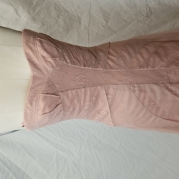 BCBGMaxAzria Strapless Convertible Lace Dress Evening Gown Size 0 NWT - Picture 3 of 10